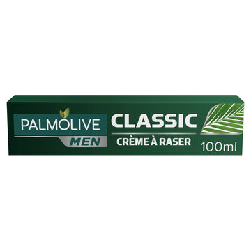 Palmolive para Hombres crema de afeitar envase de 100 ml, deslizamiento suave.