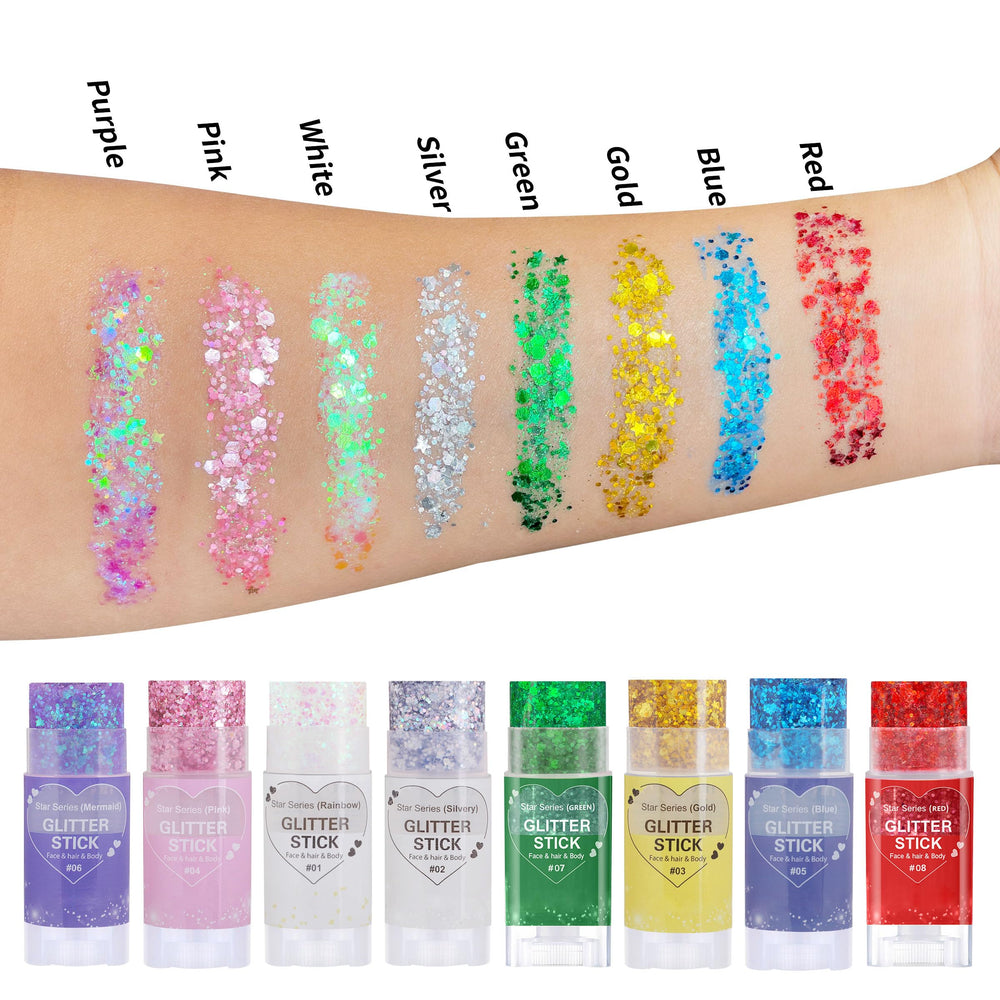 Paminify barra brillo rosa manos, añade chispa a manos y uñas.