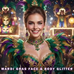 Paminify barra purpurina arcoíris blanco para cuerpo, brillo duradero para festivales.