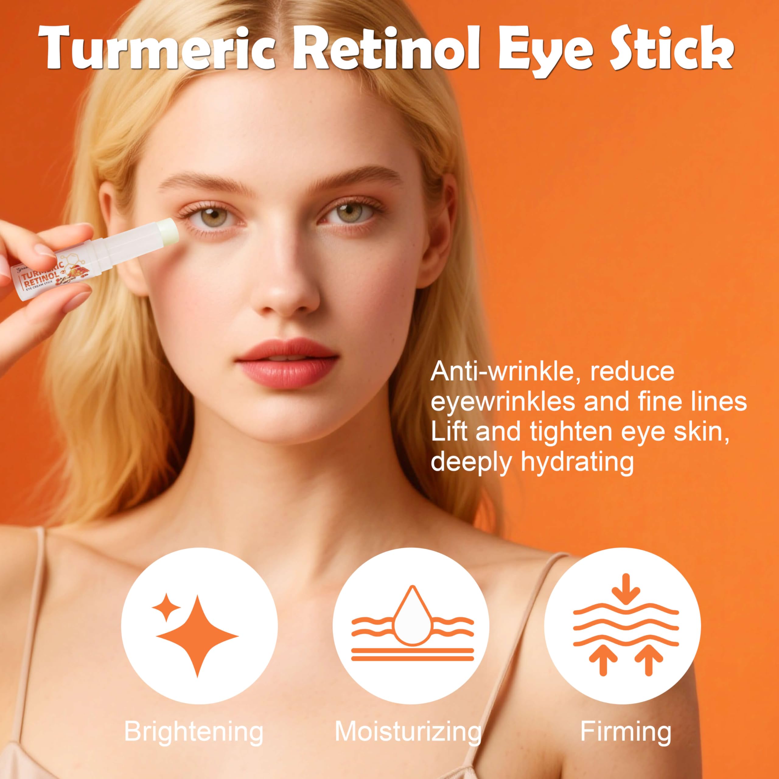 Paminify Barrita Curcuma Ojos: reducción de líneas finas durante el uso