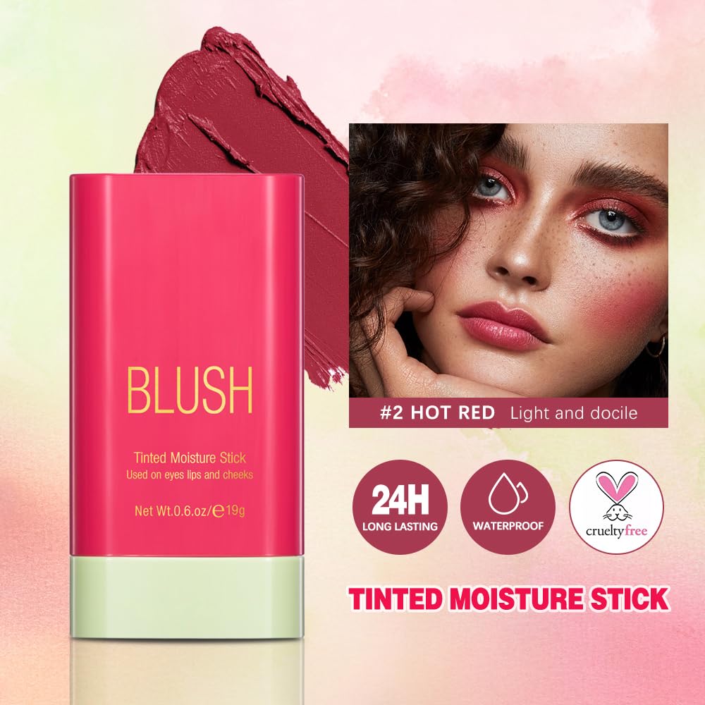 Paminify Blush Stick acabado mate de larga duración.