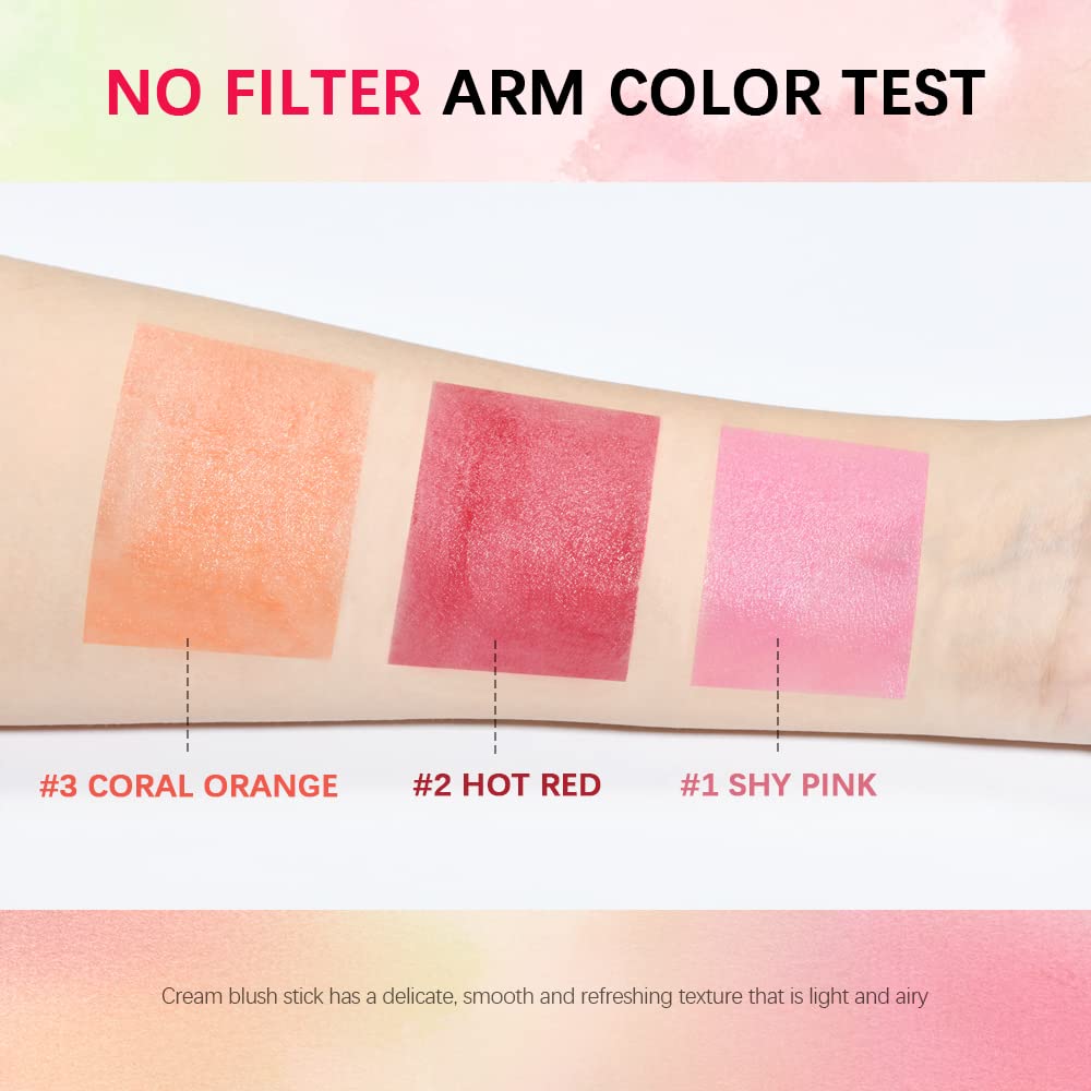 Paminify Blush Stick formato de viaje para llevar en el bolso.