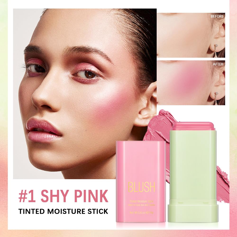 Paminify Blush Stick textura cremosa suave para aplicación uniforme.