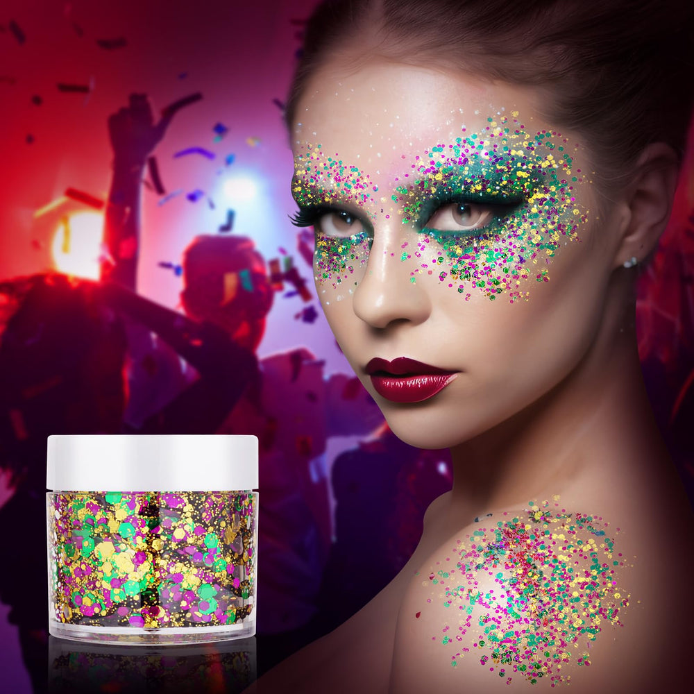 Paminify purpurina holográfica cuello hombros brillo