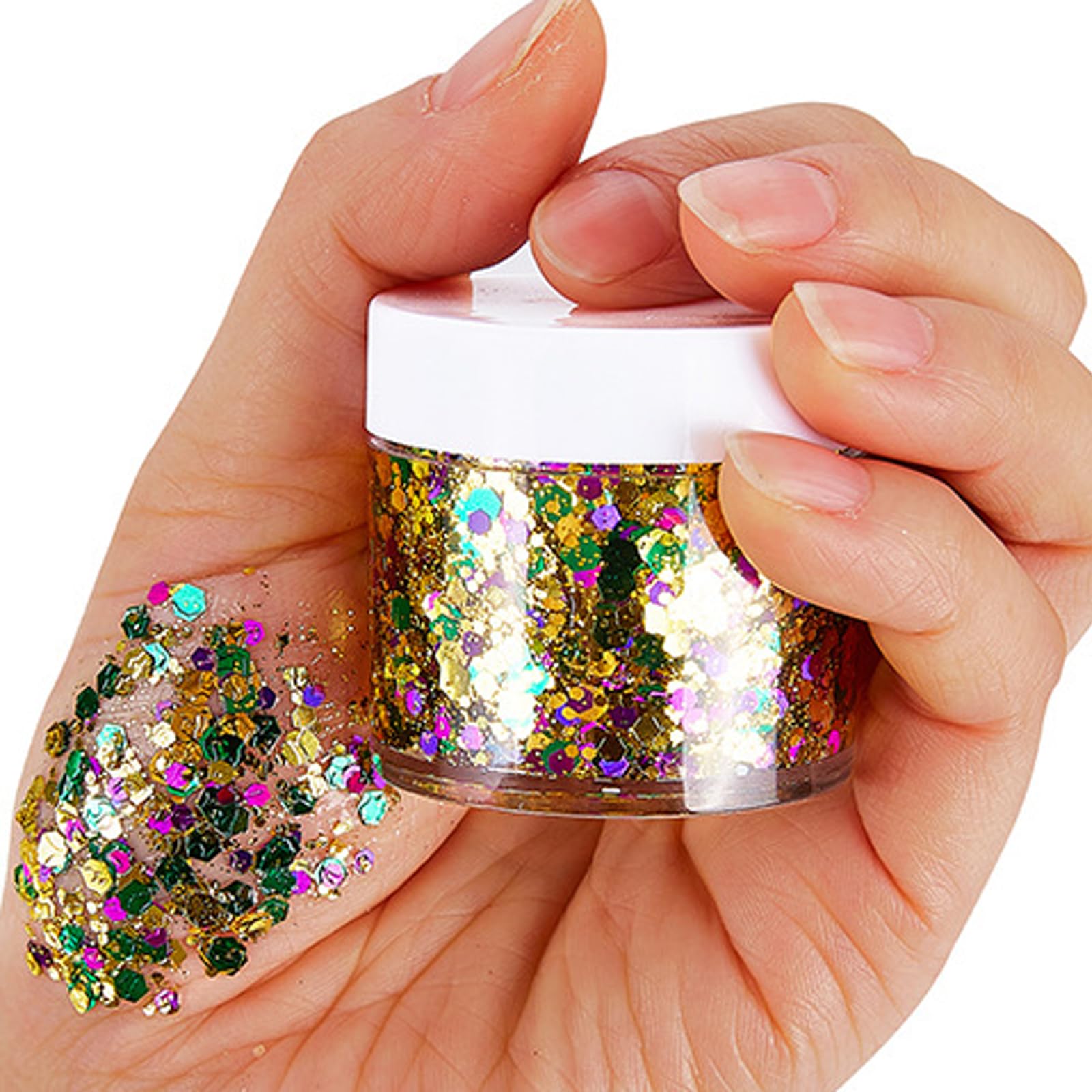 Paminify purpurina holográfica rostro brillo