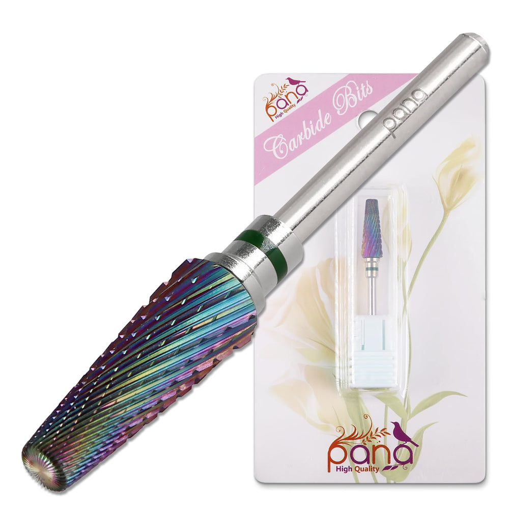 PANA 5 en 1 Pro, broca arco iris para uñas acrílicas con precisión.