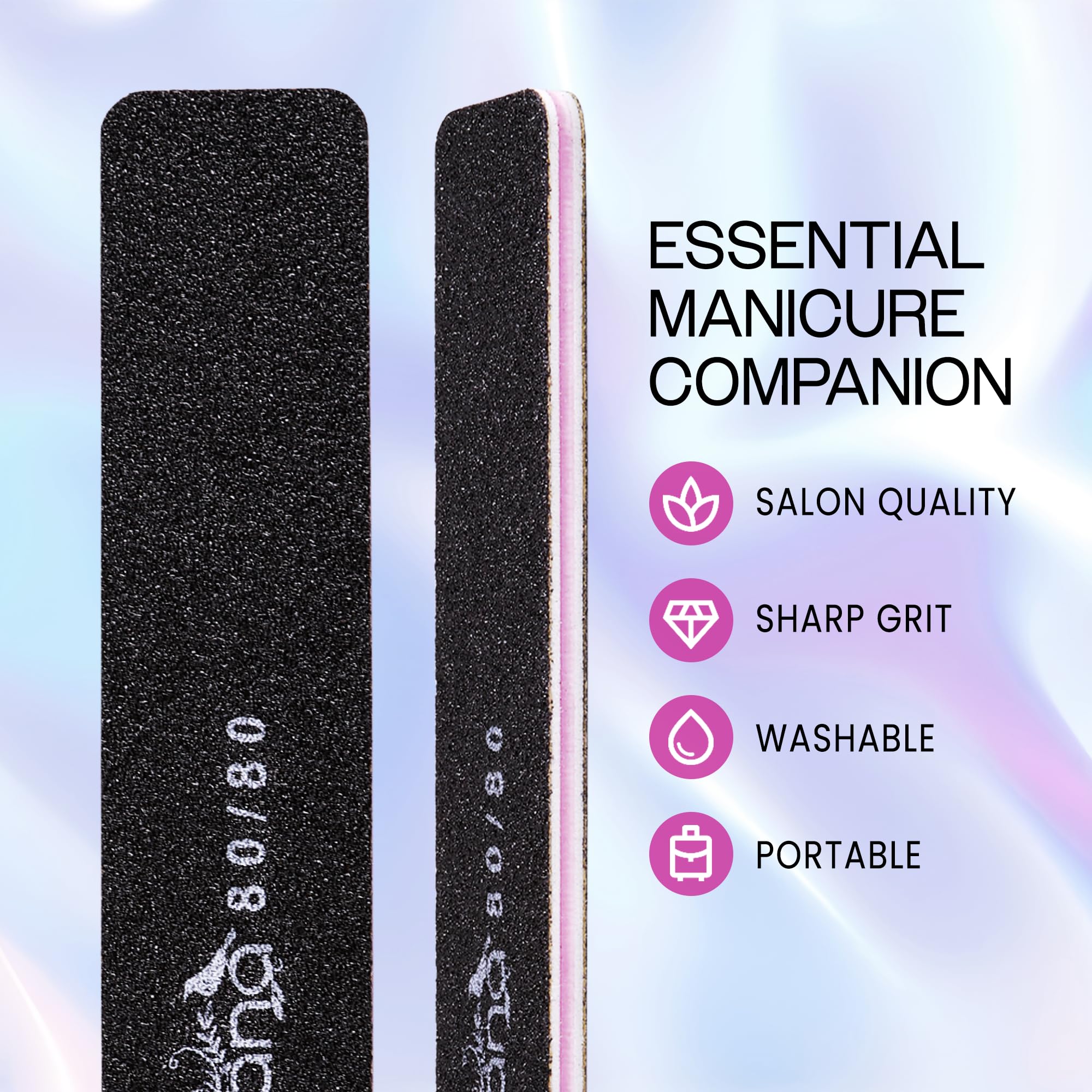 PANA lima emery jumbo doble lado negro 80, para dar forma con precisión.