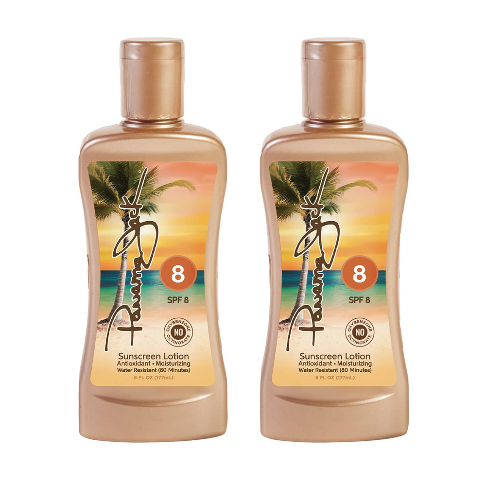 Panama Jack Sunscreen Tanning Lotion SPF 8 skin-friendly moisturizing action