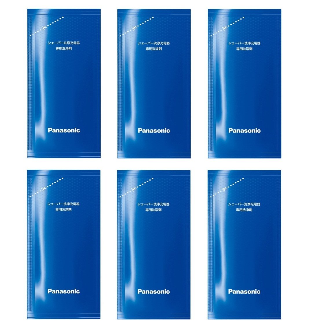 Panasonic LAMDASH detergentes para limpieza de afeitadora, aptos para uso frecuente.