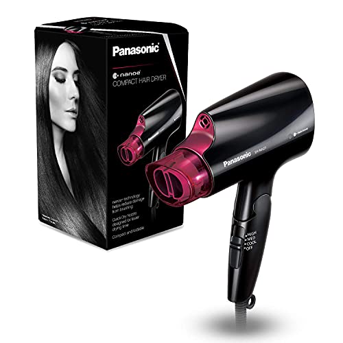Panasonic nanoe Compact boquilla QuickDry dispersa flujo de aire para secado más rápido.