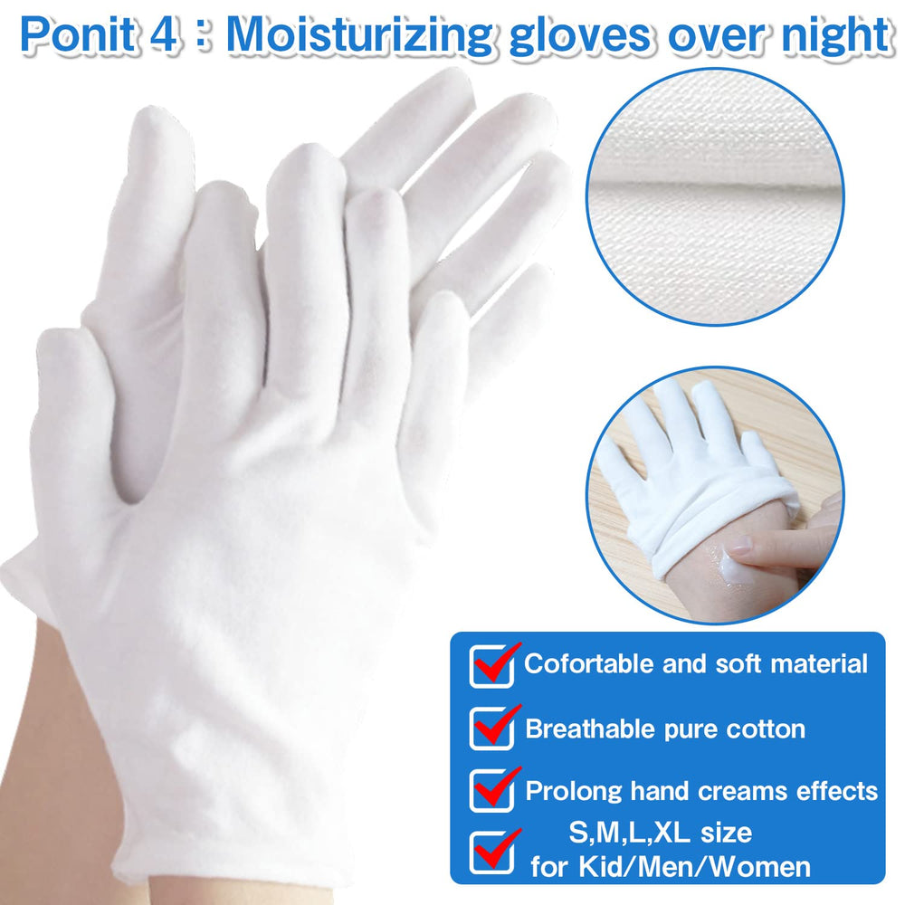Guantes PANGTIKU blancos sin aditivos para uso diario.