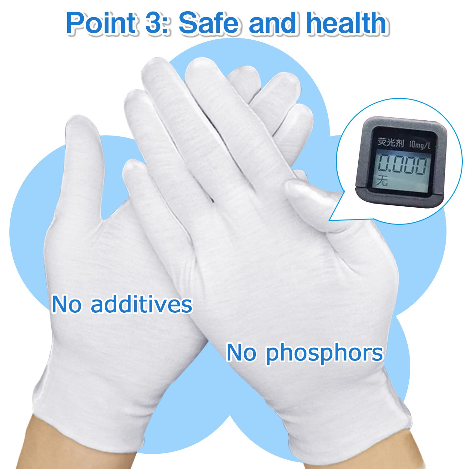 PANGTIKU guantes de algodon para usos multiples como limpieza y spa.