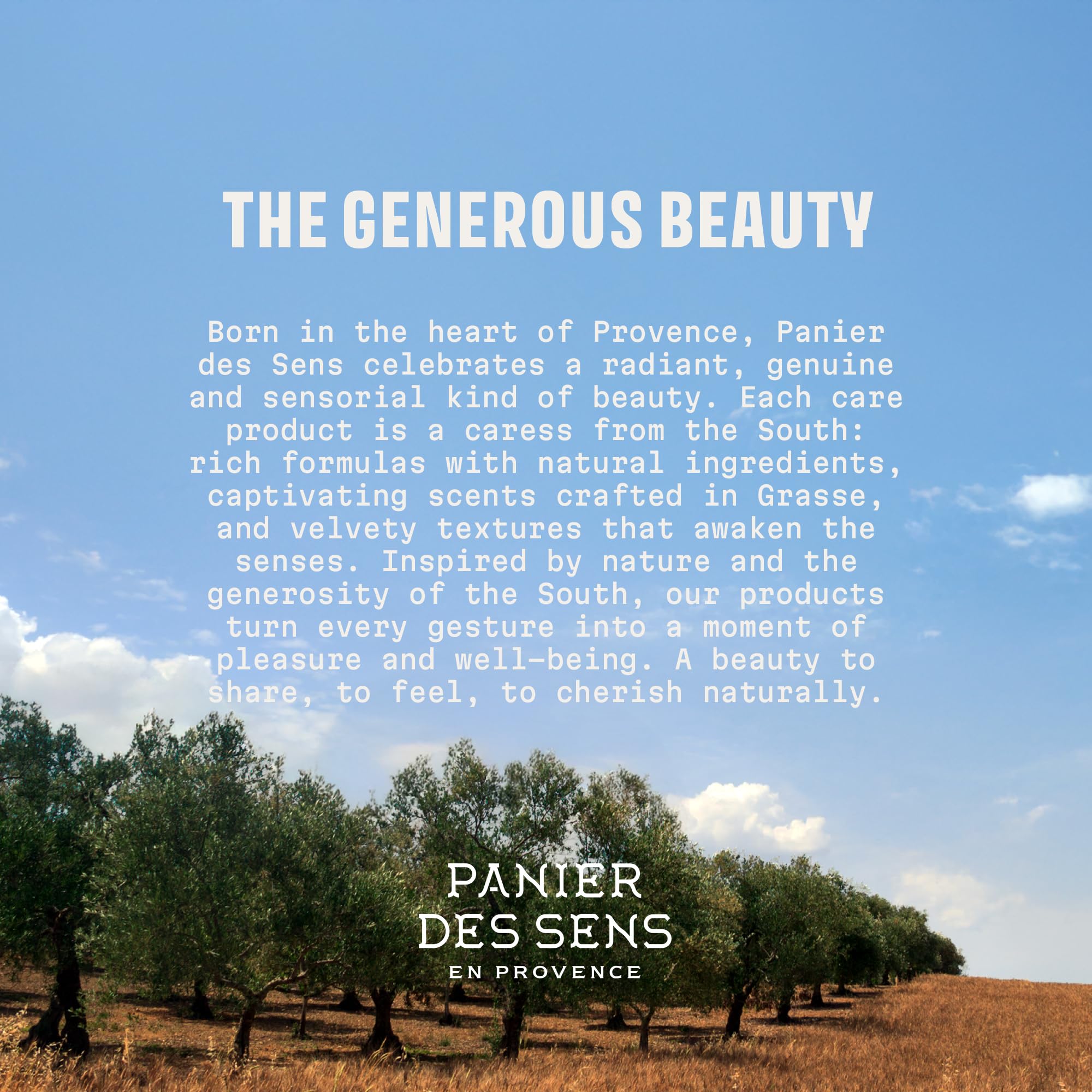 Panier des Sens crema de manos, 97% ingredientes naturales para piel suave.