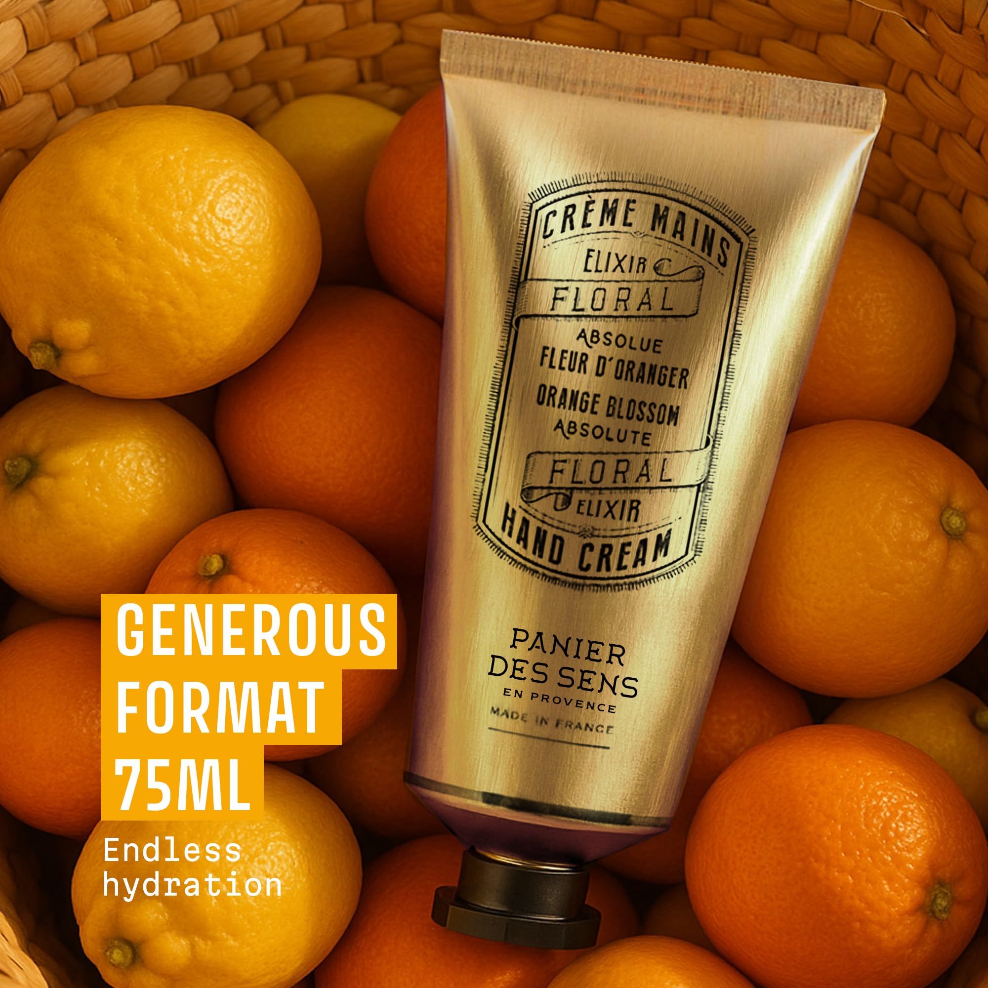 Panier des Sens crema de manos absorción rápida para piel suave