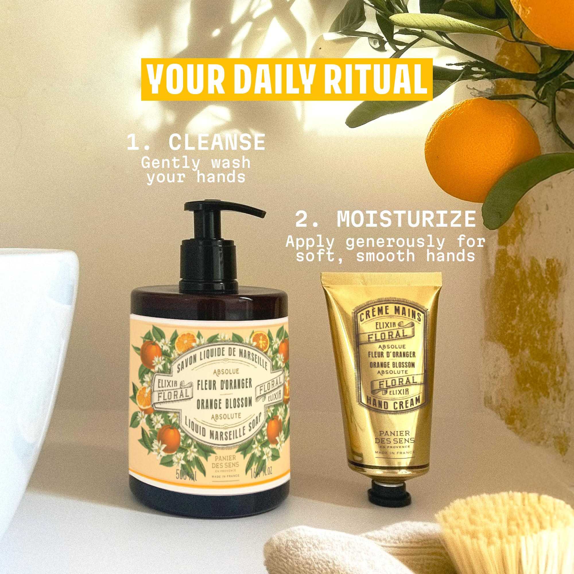 Panier des Sens crema de manos textura rica, hidratación duradera
