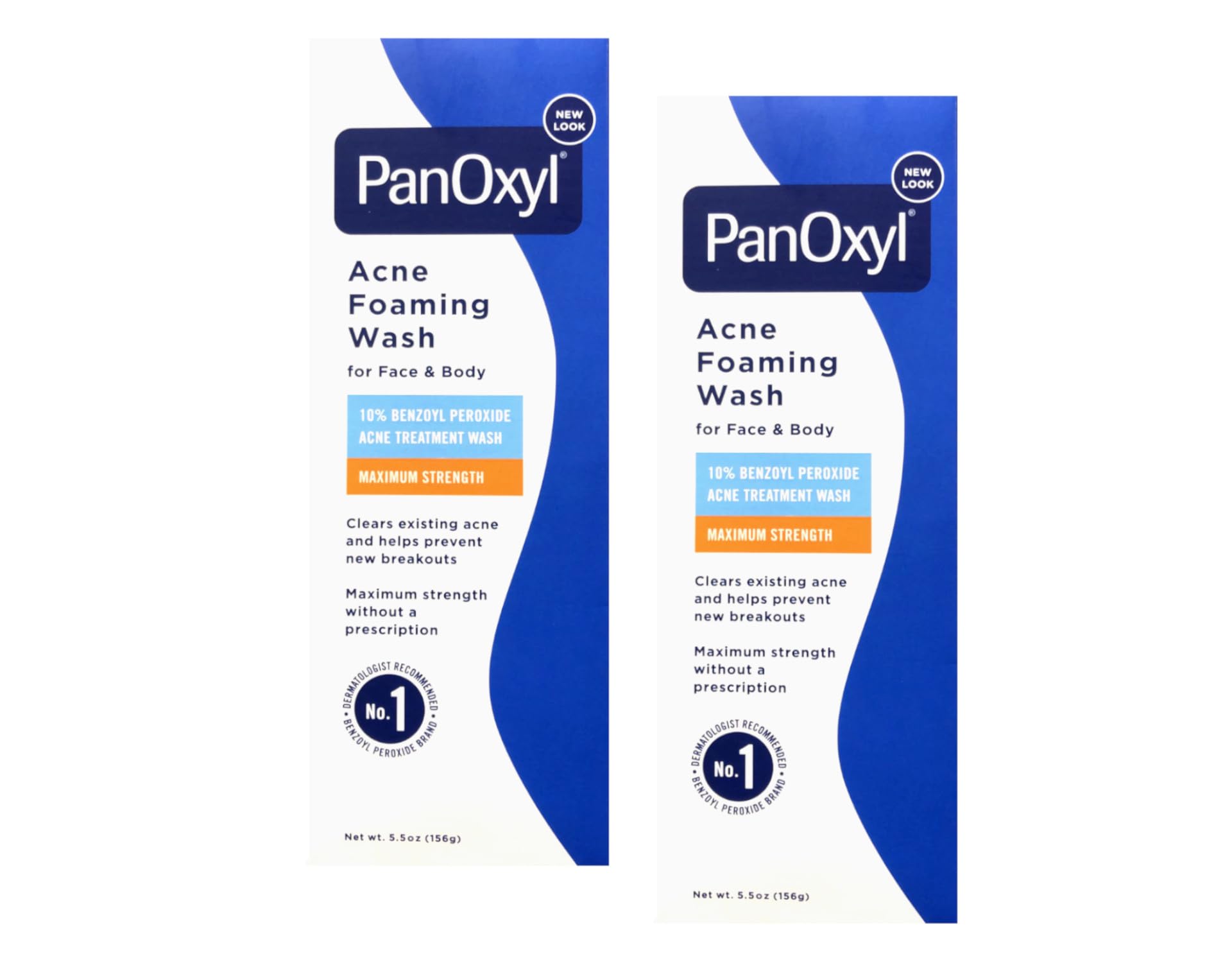 PanOxyl bottle top view highlighting brand and cleansing purpose
