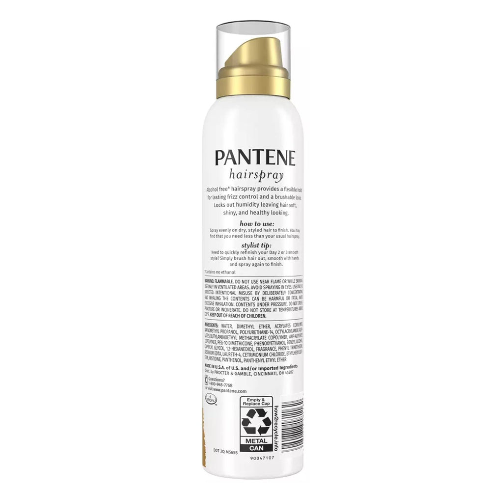 Pantene Air Spray facilita la aplicación para un peinado suave y rápido.