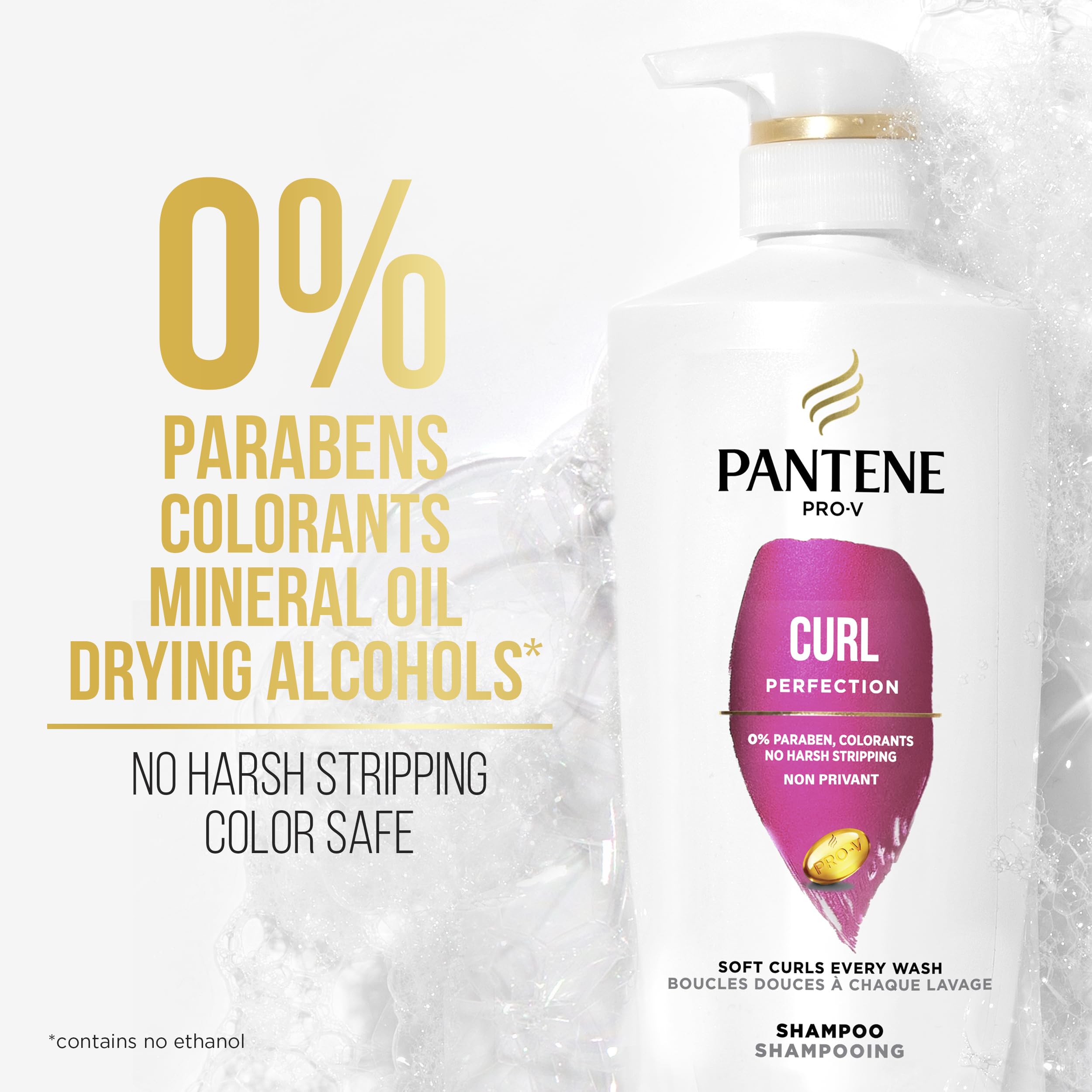 Pantene PRO-V Curl Perfection Champú: tacto suave y peinado más fácil