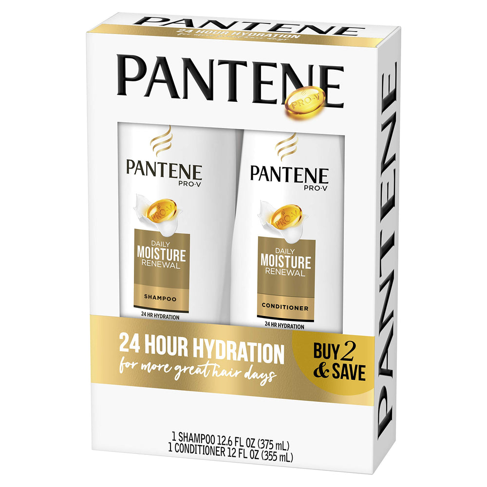 Pantene apres-shampoing Douceur Quotidienne, flacon pratique pour cheveux soyeux.