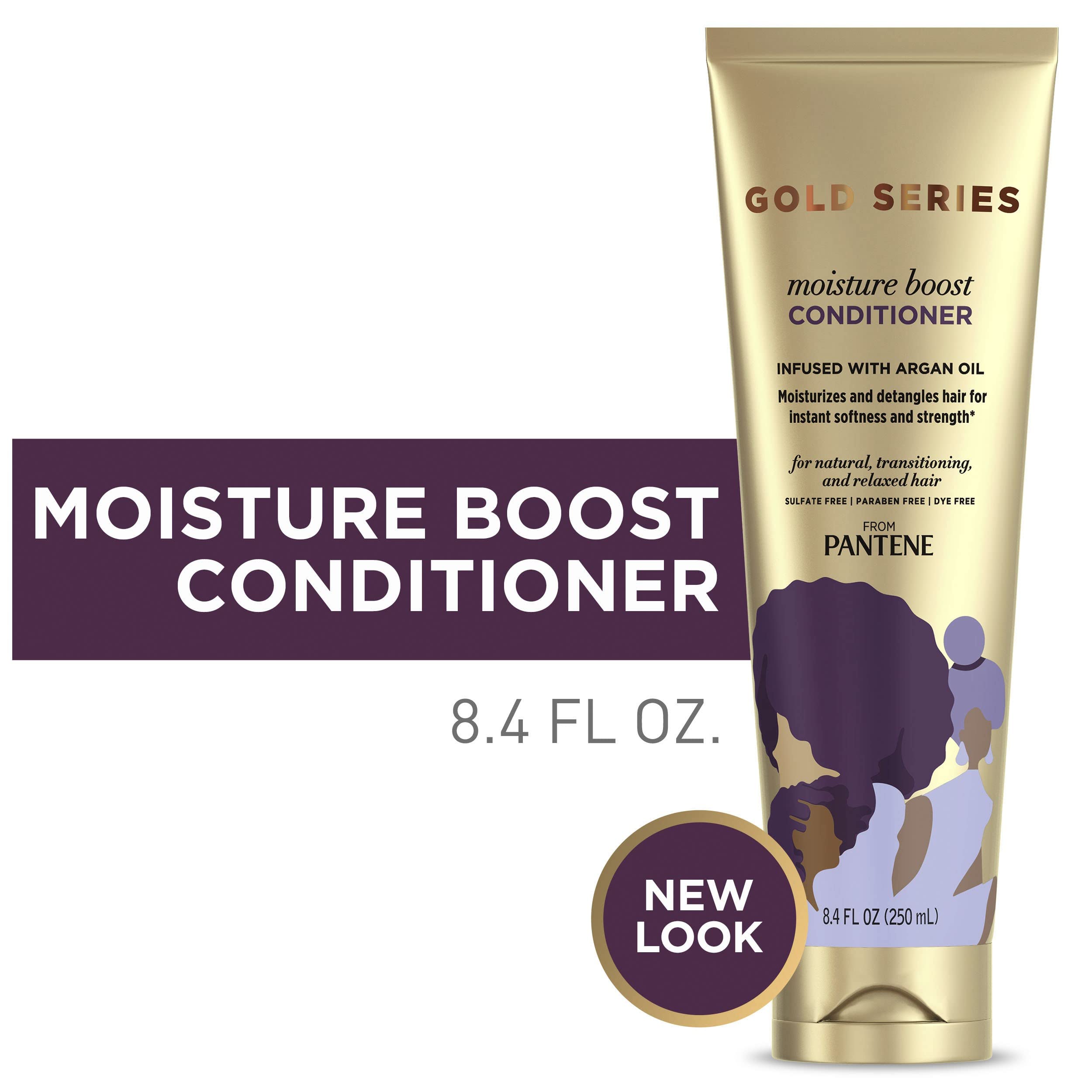 Pantene Gold Series, gota de acondicionador en la mano, aplicación suave.