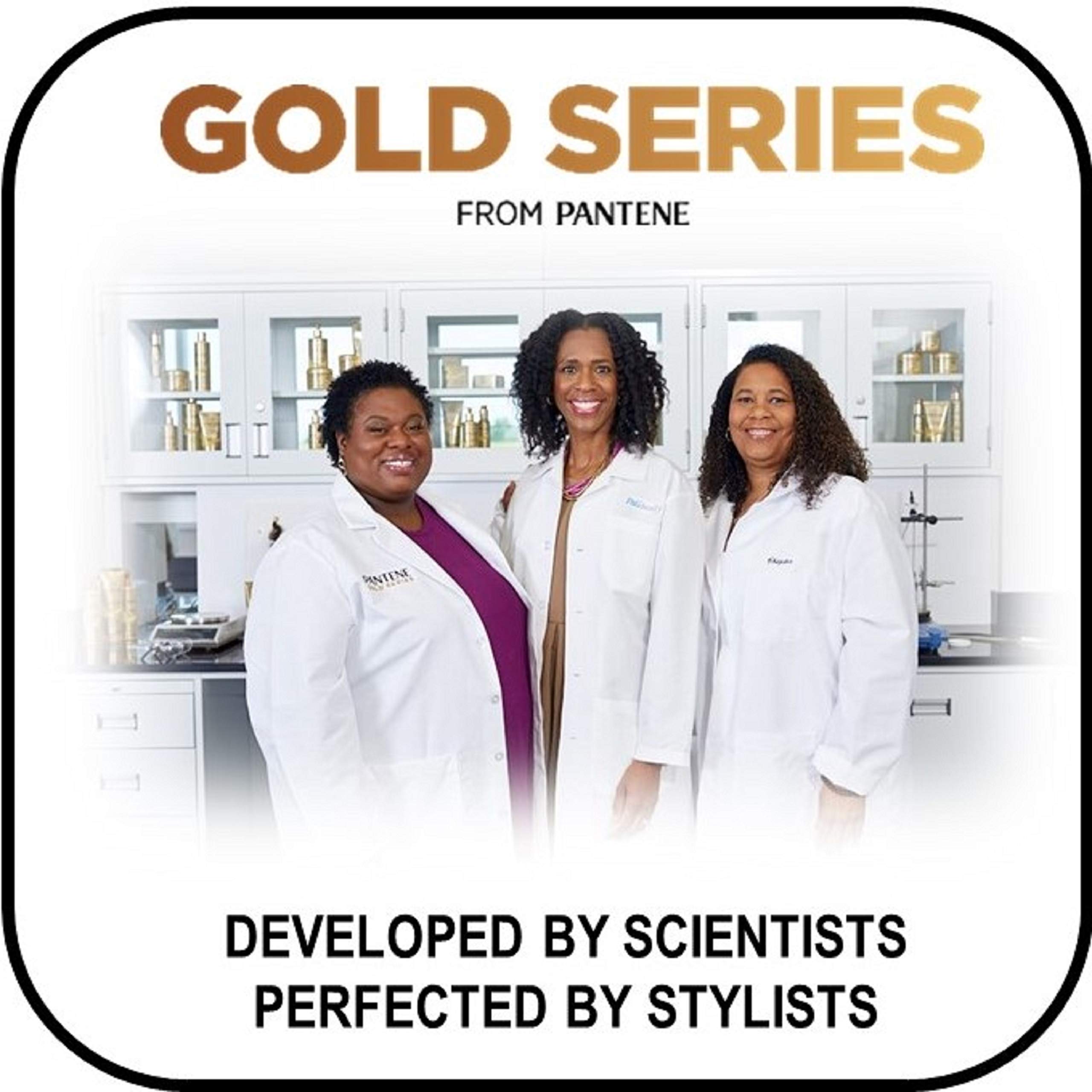 Pantene Gold Series Boost cabello-brillo-sedoso tras el lavado.