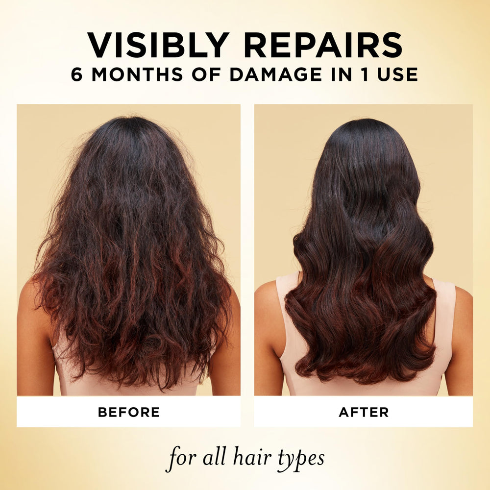 Aplicación en cabello húmedo con Pantene Milagro Rescate para nutrición rápida.