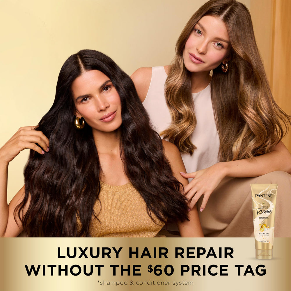 Pantene Milagro Rescate: cabello más manejable y sedoso tras una aplicación.