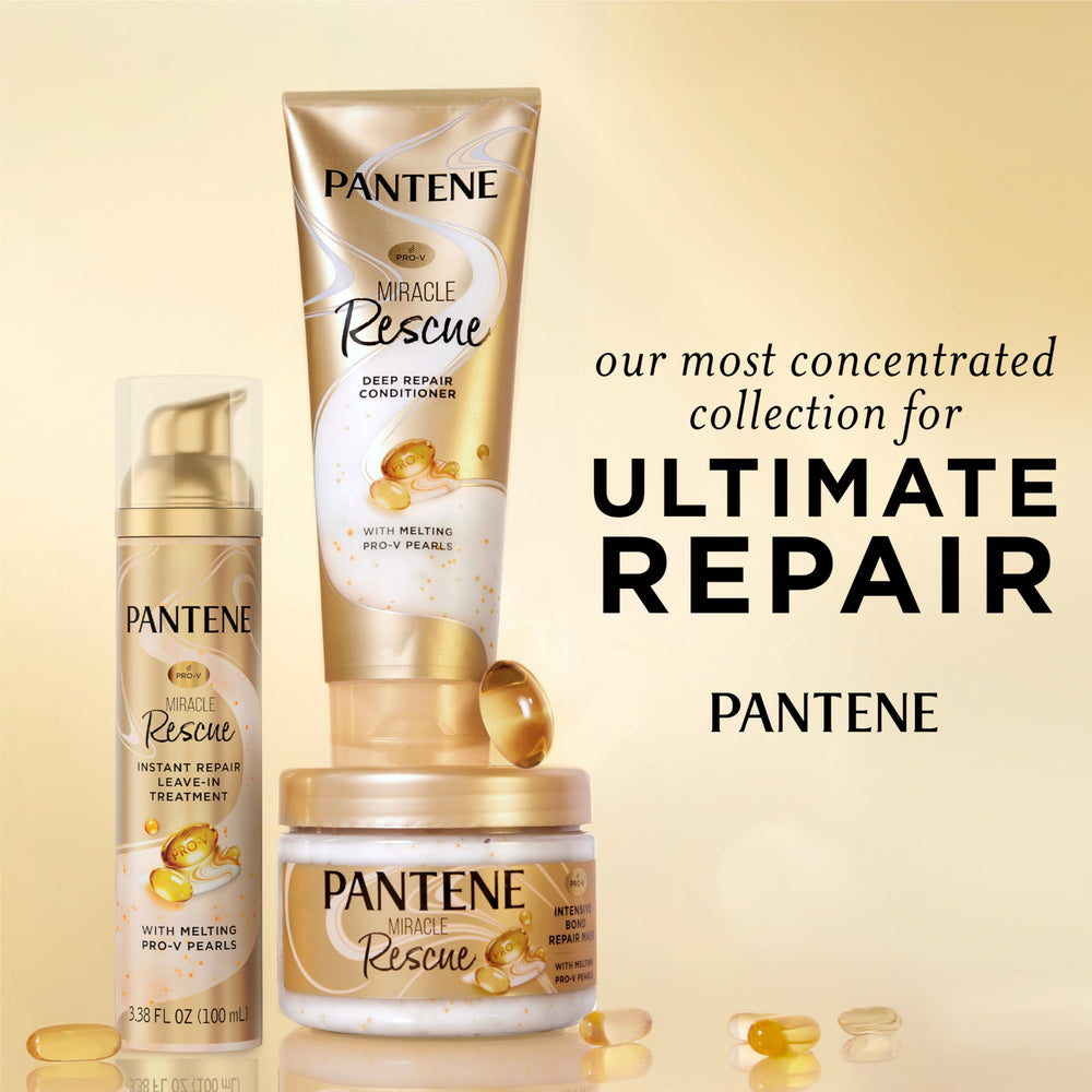 Pantene Milagro Rescate: protección de enlaces capilares para uso repetido.