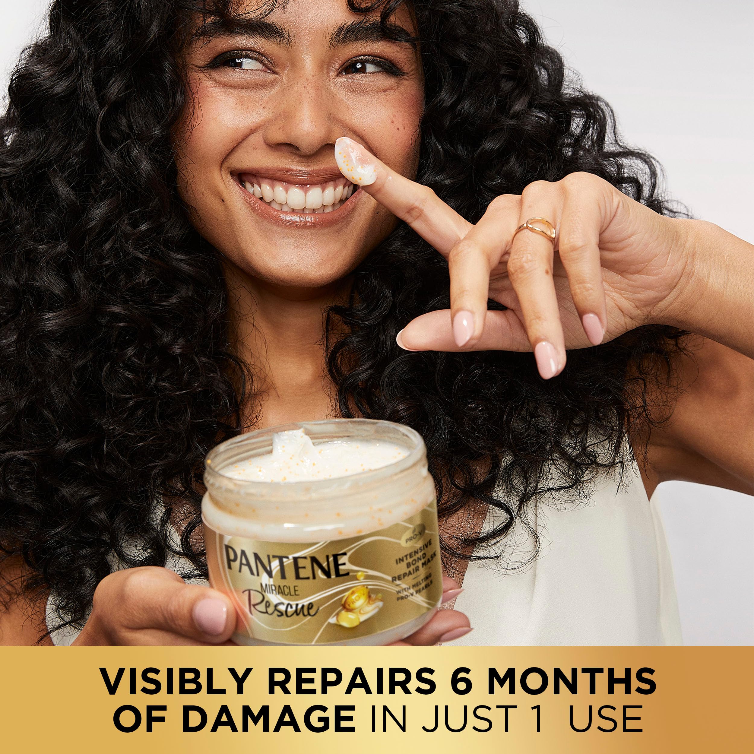 Pantene Miracle Rescue fortalecimiento de vínculos capilares para menos quiebre