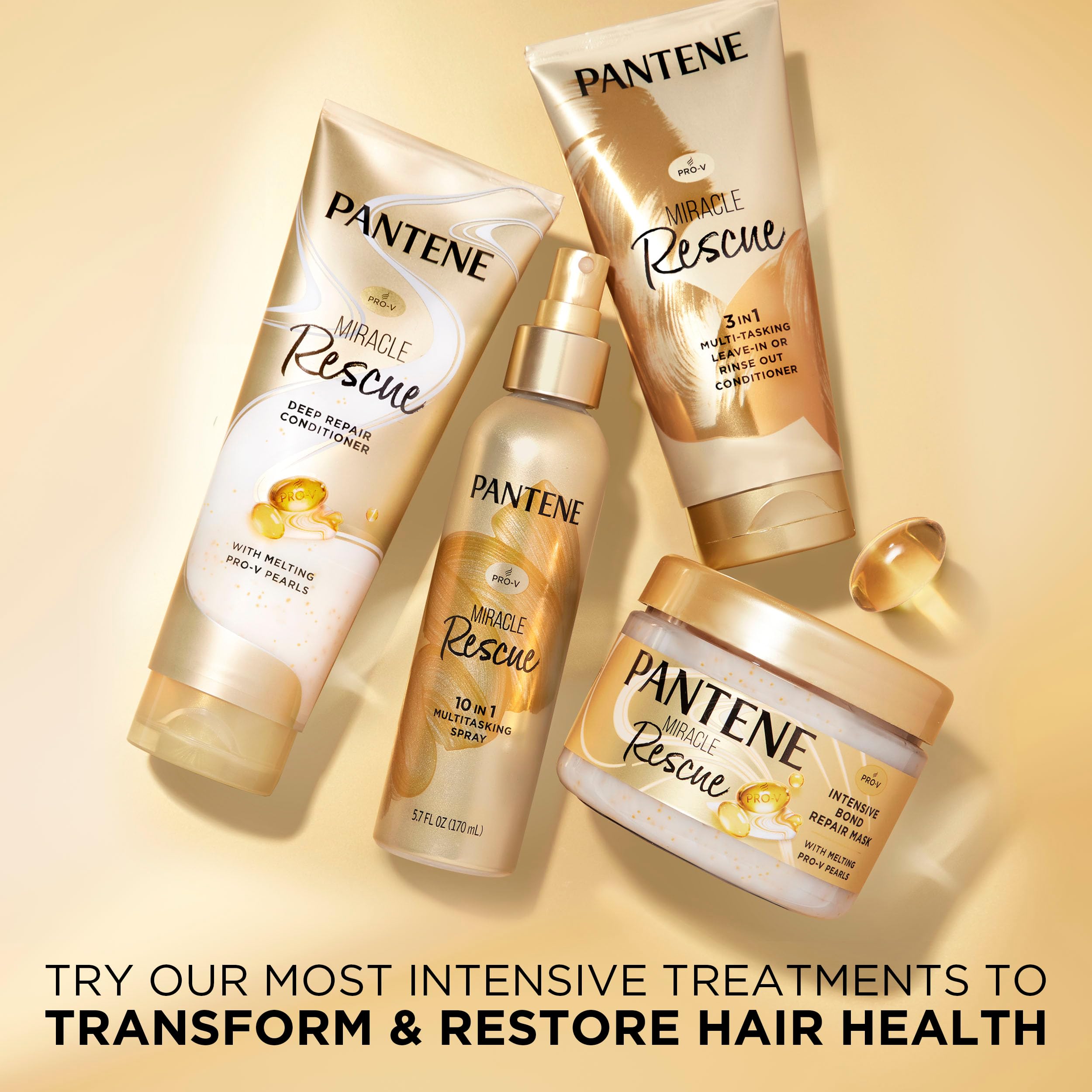 Pantene Miracle Rescue ingredientes Pro-V derretidos para nutrición profunda