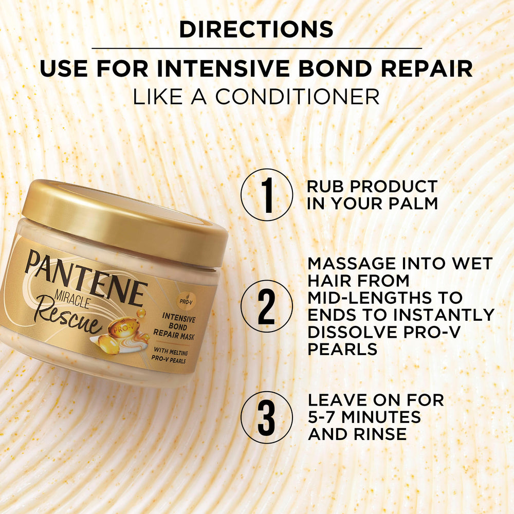 Pantene Miracle Rescue uso diario para fortalecer vínculos capilares