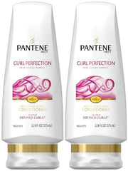 Pantene Pro-V acondicionador para cabello rizado, botella visible, hidratación y definición.