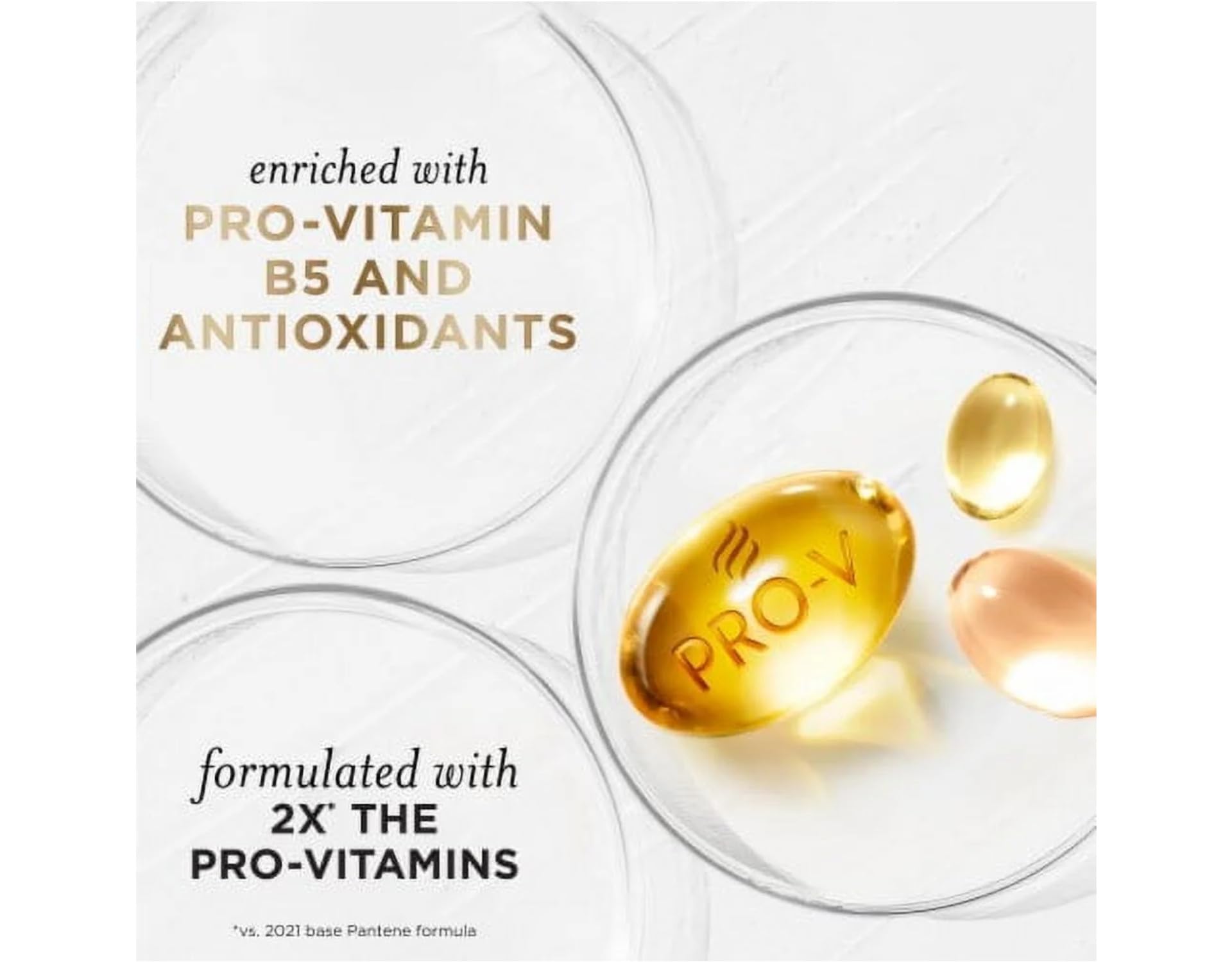 Pantene Pro-V Daily Moisture Renewal 2 en 1, cabello hidratado de puntas a raíces.