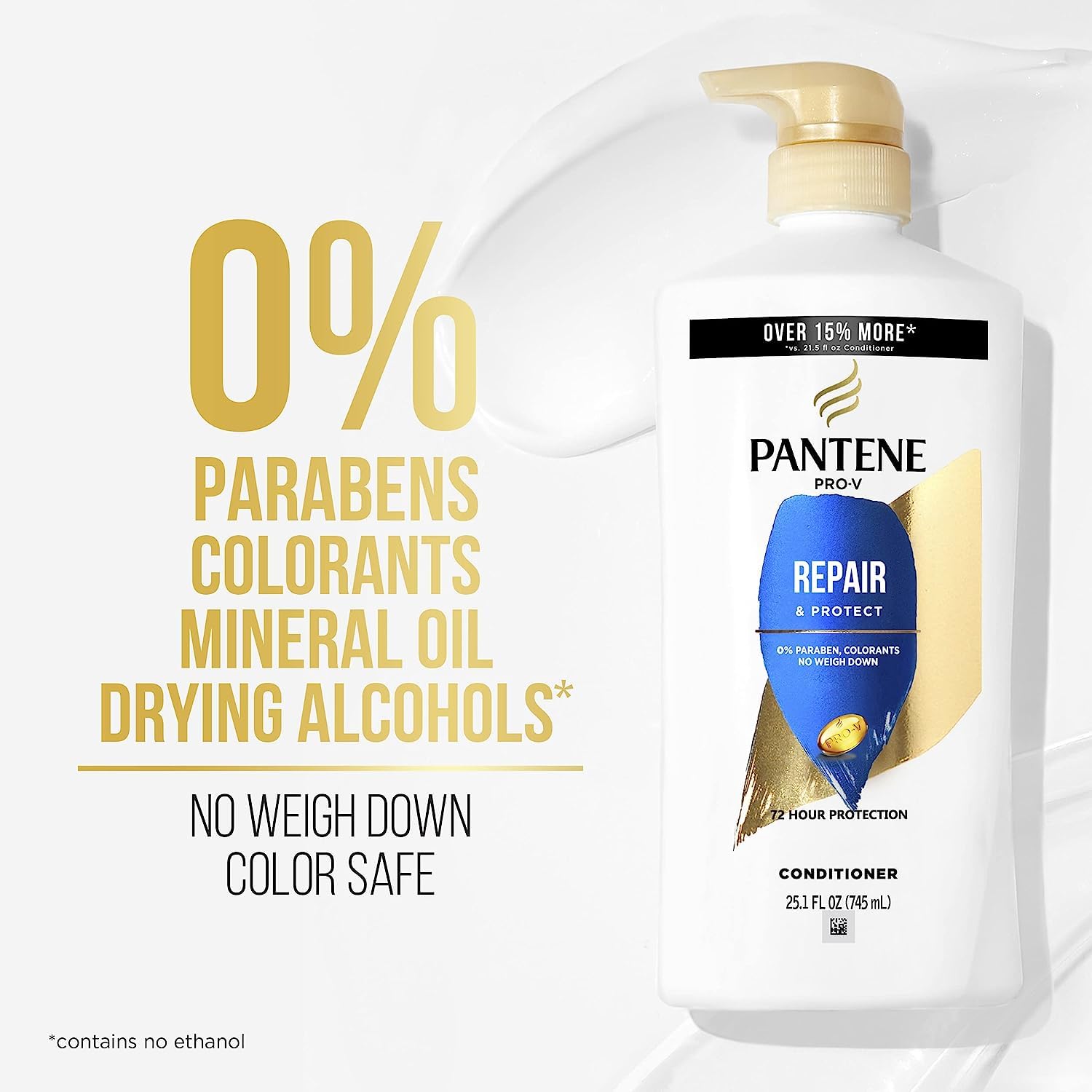 Pantene Pro-V Nutrientes y Antioxidantes, ingredientes clave para la salud del cabello.