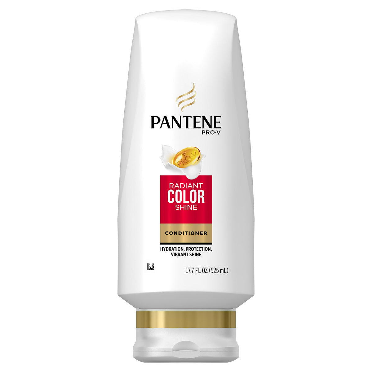 Pantene Pro-V Radiant Color Shine, acondicionador en bote, hidrata y protege el color.
