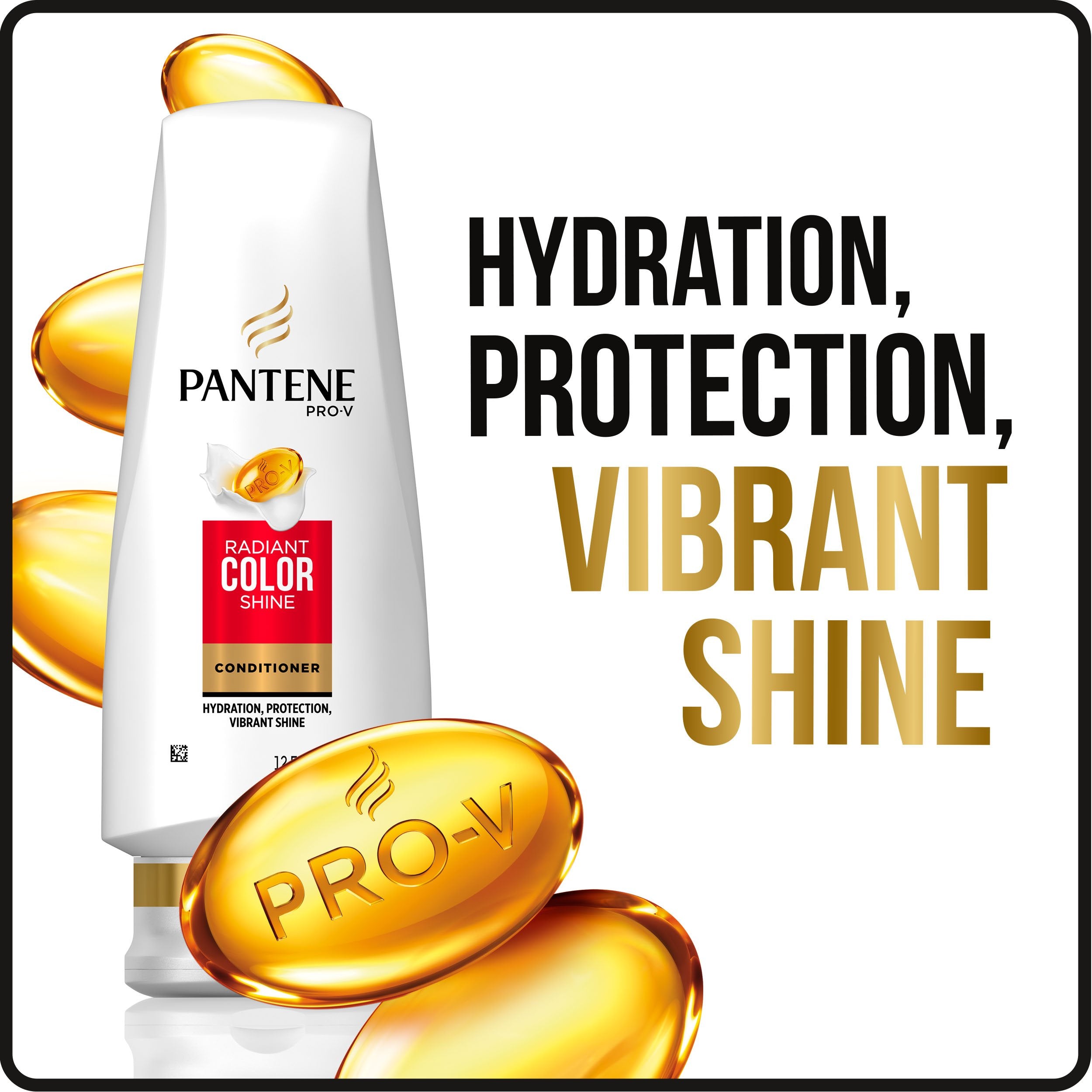 Pantene Pro-V Radiant Color Shine, aplicación suave en el cabello para hidratación uniforme.