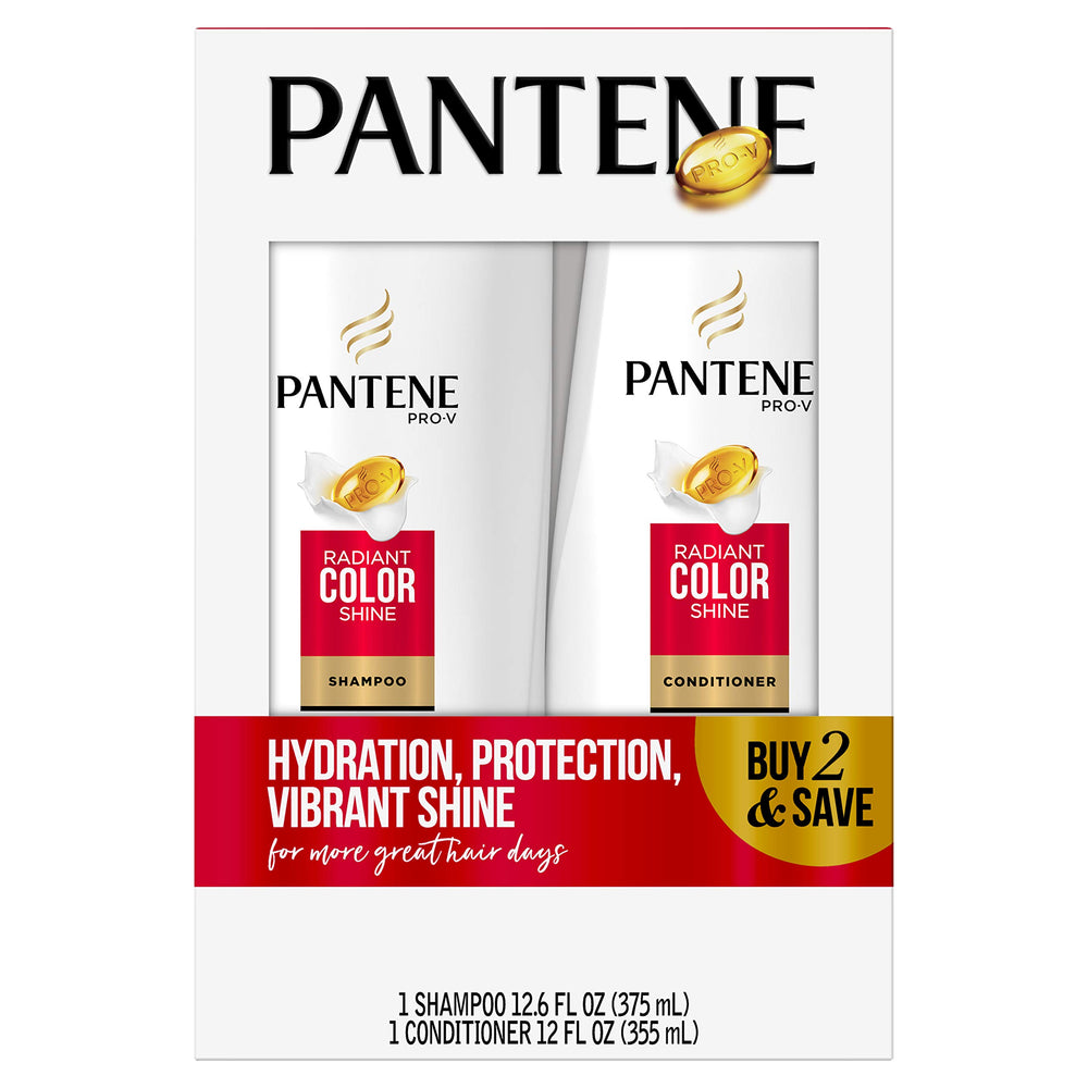 Pantene Pro-V Radiant Color Shine, champú en botella para color brillante.