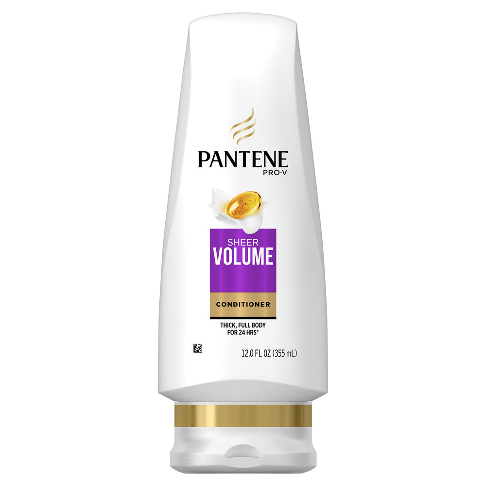 Pantene Pro-V Sheer Volume acondicionador, botella voluminizante, cabello ligero y manejable con volumen que perdura.