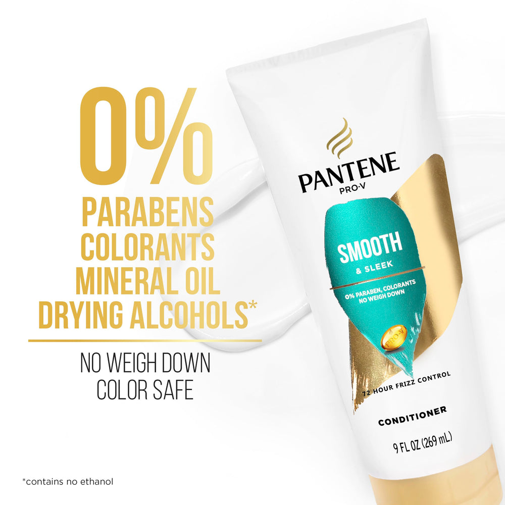 Pantene Pro-V Smooth frizz 72h, control en climas húmedos.
