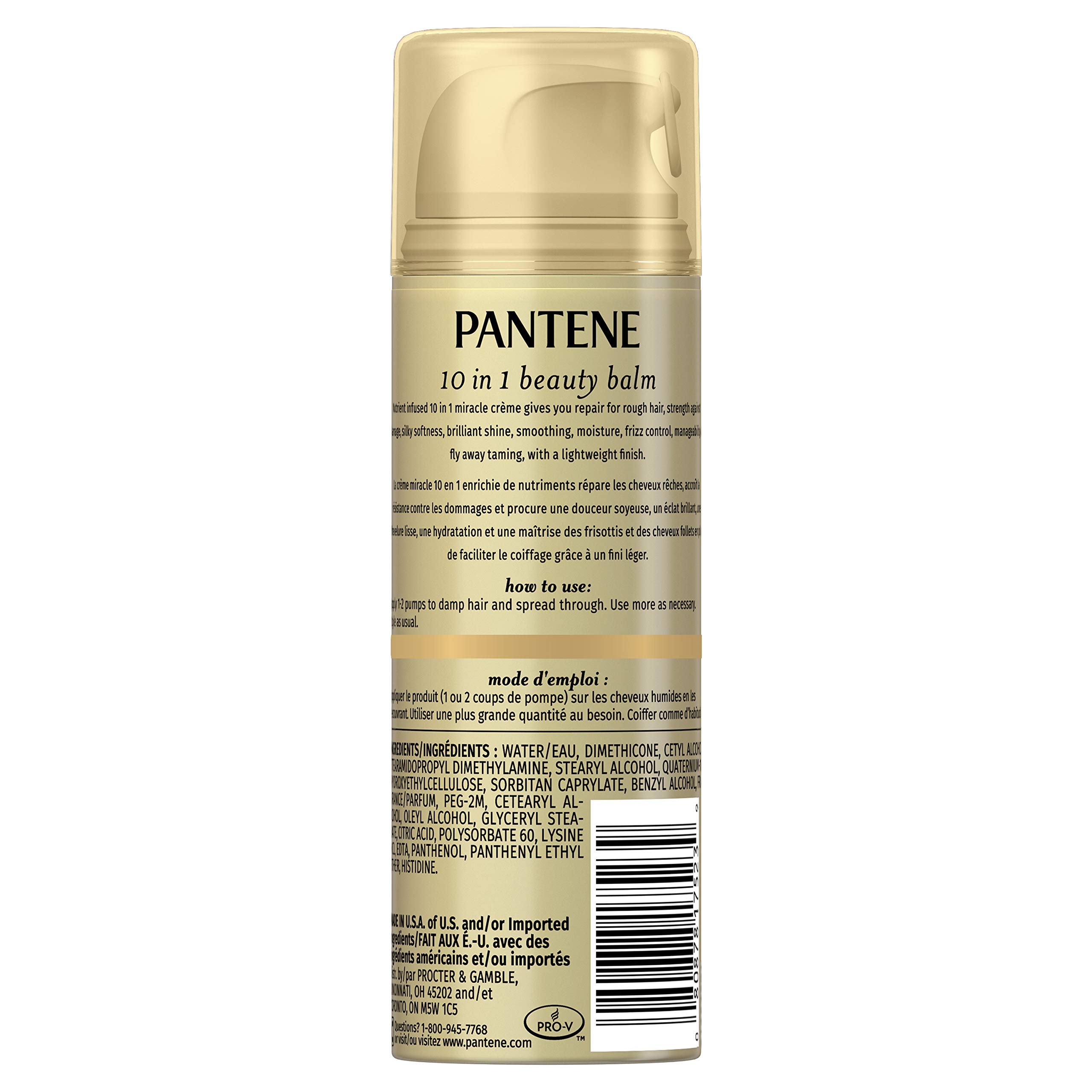 Pantene Pro-V Ultimate 10 Bálsamo, aplicación en cabello húmedo para reparto uniforme.