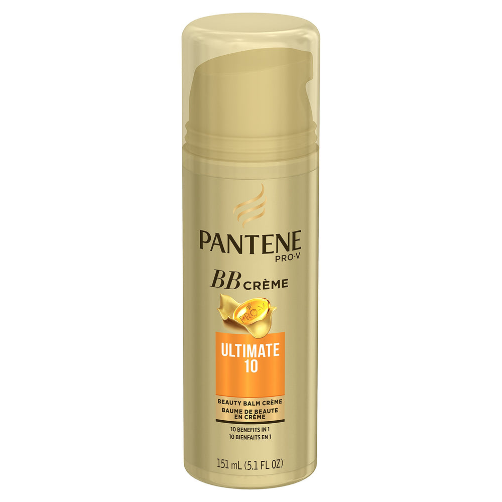 Pantene Pro-V Ultimate 10 Bálsamo aplicación de pulsos en cabello húmedo para acabado suave.