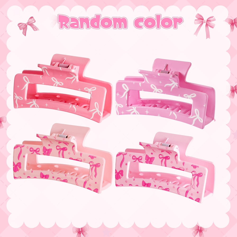 PANTIDE clip coquette rosa lazo, regalo perfecto para ocasiones especiales