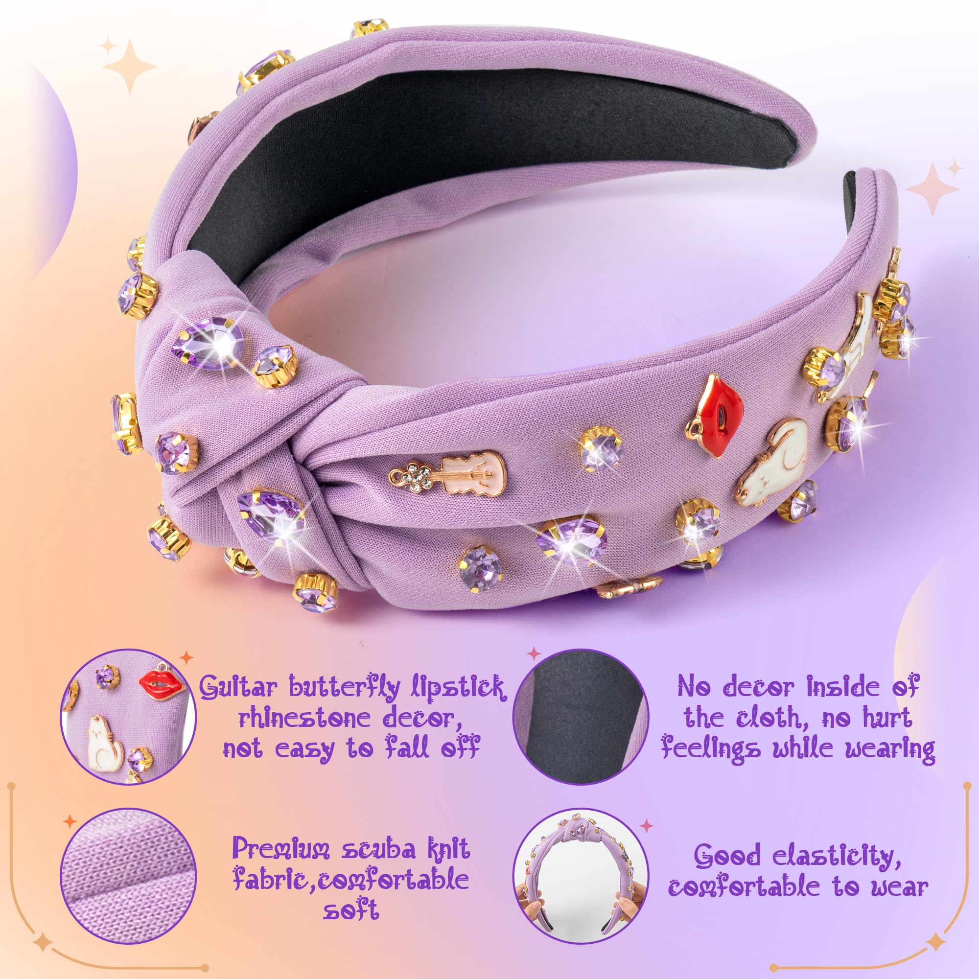 Diseño glamoroso de la diadema PANTIDE para realzar tu look.