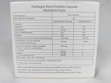 Pantogar : gélules dans la main, intégration aisée à la routine capillaire.