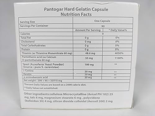 Pantogar : gélules dans la main, intégration aisée à la routine capillaire.