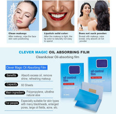 papeles absorbentes para grasa en mano, ideal para retoques de maquillaje.