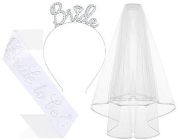 Papoopy diadema-novia-velo-integrado: complemento cómodo y seguro para la despedida de soltera.