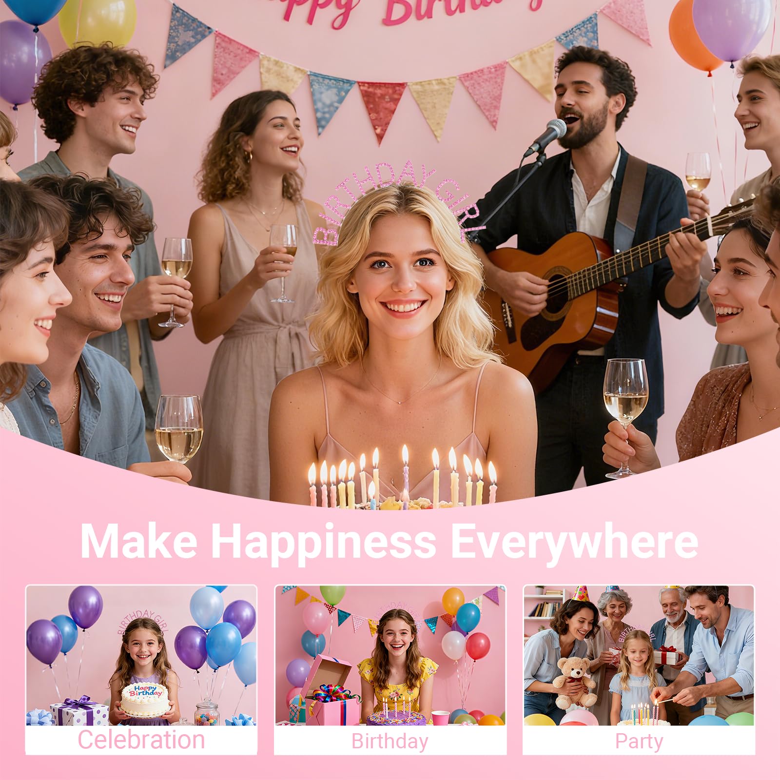 Papoopy lazo rosa para realzar el look en celebraciones