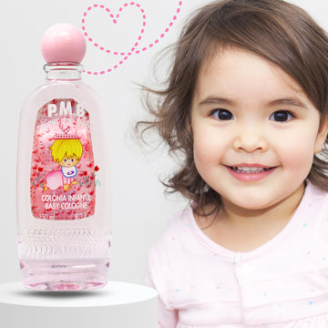 Para Mi Bebe Splash Cologne after-bath routine adds light refreshment.