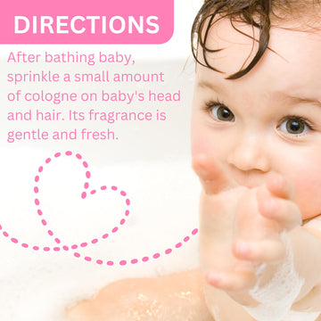 Para Mi Bebe Splash Cologne with hydrating base for delicate skin.